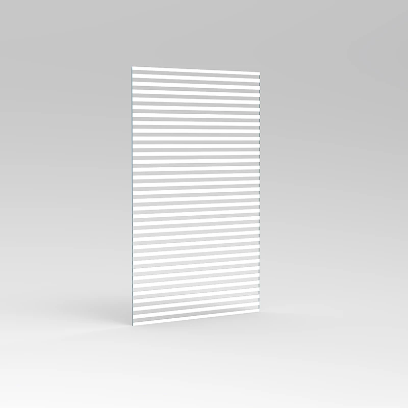 Striped Frosted Glass